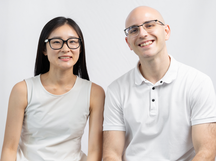 Ayuri and Giovanni, the founders of Yukari